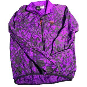 Vintage Illuminite Jacket Women’s Sz Medium Purple Black Zip Up Jacket